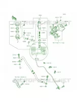Rear Master Cylinder per Kawasaki Ninja ZX-10R 30th Anniversary 2015