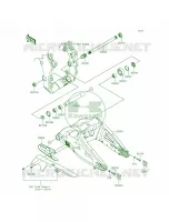 Swingarm per Kawasaki Ninja ZX-10R 30th Anniversary 2015