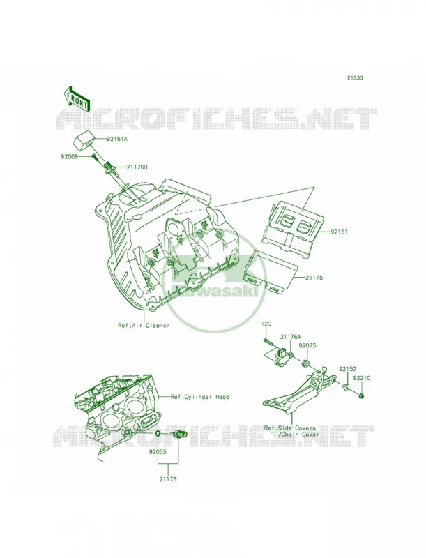 Fuel Injection Kawasaki MOTOS 1000 2015 Ninja ZX-10R 30th Anniversary  ZX1000JFFA