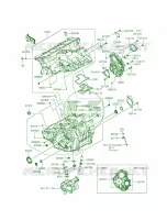 Crankcase per Kawasaki Ninja ZX-10R ABS 2015