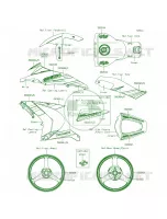 DecalsGreenKFFA per Kawasaki Ninja ZX-10R ABS 2015
