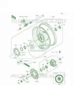 Rear WheelChain per Kawasaki Ninja ZX-10R ABS 2015