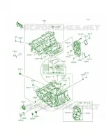 Crankcase per Kawasaki Ninja ZX-6R 2015