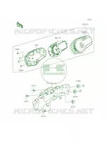 Meters per Kawasaki Ninja ZX-6R 2015