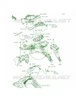 Rear Fenders per Kawasaki Ninja ZX-6R 2015