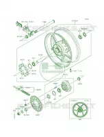 Rear WheelChain per Kawasaki Ninja ZX-6R 2015