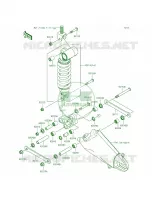 SuspensionShock Absorber per Kawasaki Ninja ZX-6R 2015