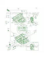Crankcase per Kawasaki Ninja ZX-6R 2015