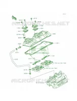 Cylinder Head Cover per Kawasaki Ninja ZX-6R 2015