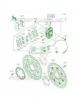 Front Brake per Kawasaki Ninja ZX-6R 2015