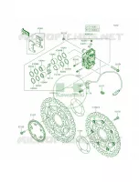 Front Brake per Kawasaki Ninja ZX-6R 2015