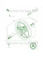 Front Wheel per Kawasaki Ninja ZX-6R 2015