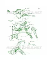 Rear Fenders per Kawasaki Ninja ZX-6R 2015
