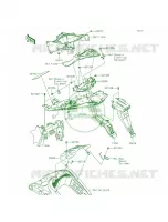 Rear Fenders per Kawasaki Ninja ZX-6R 2015