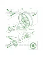 Rear WheelChain per Kawasaki Ninja ZX-6R 2015
