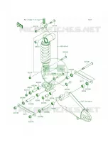 SuspensionShock Absorber per Kawasaki Ninja ZX-6R 2015