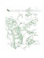Battery Case per Kawasaki Ninja ZX-14R ABS 30th Anniversary 2015