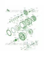 Clutch per Kawasaki Ninja ZX-14R ABS 30th Anniversary 2015