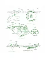 DecalsGreenFFFACAUS per Kawasaki Ninja ZX-14R ABS 30th Anniversary 2015