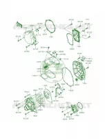 Engine Covers per Kawasaki Ninja ZX-14R ABS 30th Anniversary 2015