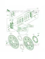 Front Brake per Kawasaki Ninja ZX-14R ABS 30th Anniversary 2015