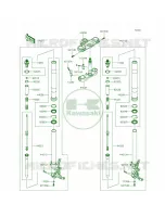 Front ForkFFFA per Kawasaki Ninja ZX-14R ABS 30th Anniversary 2015
