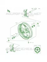 Front Wheel per Kawasaki Ninja ZX-14R ABS 30th Anniversary 2015