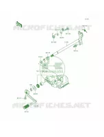 Gear Change Mechanism per Kawasaki Ninja ZX-14R ABS 30th Anniversary 2015