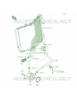 Oil Cooler per Kawasaki Ninja ZX-14R ABS 30th Anniversary 2015