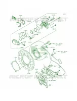 Rear Brake per Kawasaki Ninja ZX-14R ABS 30th Anniversary 2015