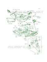 Rear Fenders per Kawasaki Ninja ZX-14R ABS 30th Anniversary 2015