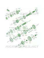 Transmission per Kawasaki Ninja ZX-14R ABS 30th Anniversary 2015