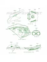 DecalsGreenFFFACAUS per Kawasaki Ninja ZX-14R ABS 2015
