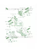 Footrests per Kawasaki Ninja ZX-14R ABS 2015