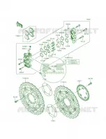Front Brake per Kawasaki Ninja ZX-14R ABS 2015