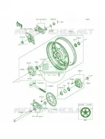 Rear WheelChain per Kawasaki Ninja ZX-14R ABS 2015
