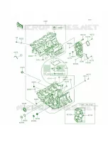 Crankcase per Kawasaki Ninja ZX-6R 2014