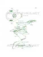 DecalsBlackEDF per Kawasaki Ninja ZX-6R 2014