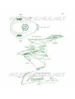 DecalsGreenEDF per Kawasaki Ninja ZX-6R 2014