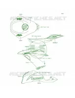 DecalsGreenEDF per Kawasaki Ninja ZX-6R 2014