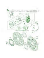Front Brake per Kawasaki Ninja ZX-6R 2014