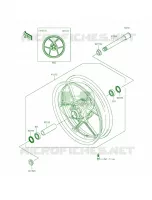 Front Wheel per Kawasaki Ninja ZX-6R 2014