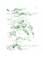 Rear Fenders per Kawasaki Ninja ZX-6R 2014