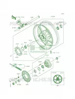 Rear WheelChain per Kawasaki Ninja ZX-6R 2014
