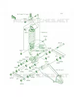 SuspensionShock Absorber per Kawasaki Ninja ZX-6R 2014