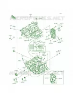 Crankcase per Kawasaki Ninja ZX-6R ABS 2014