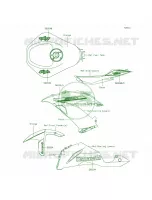 DecalsOrangeFEF per Kawasaki Ninja ZX-6R ABS 2014