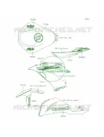 DecalsOrangeFEF per Kawasaki Ninja ZX-6R ABS 2014