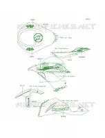 DecalsP.F.C.WhiteFEF per Kawasaki Ninja ZX-6R ABS 2014