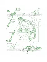 Frame per Kawasaki Ninja ZX-6R ABS 2014